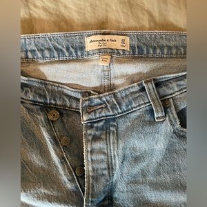 Abercrombie size 10 dad high rise curve love